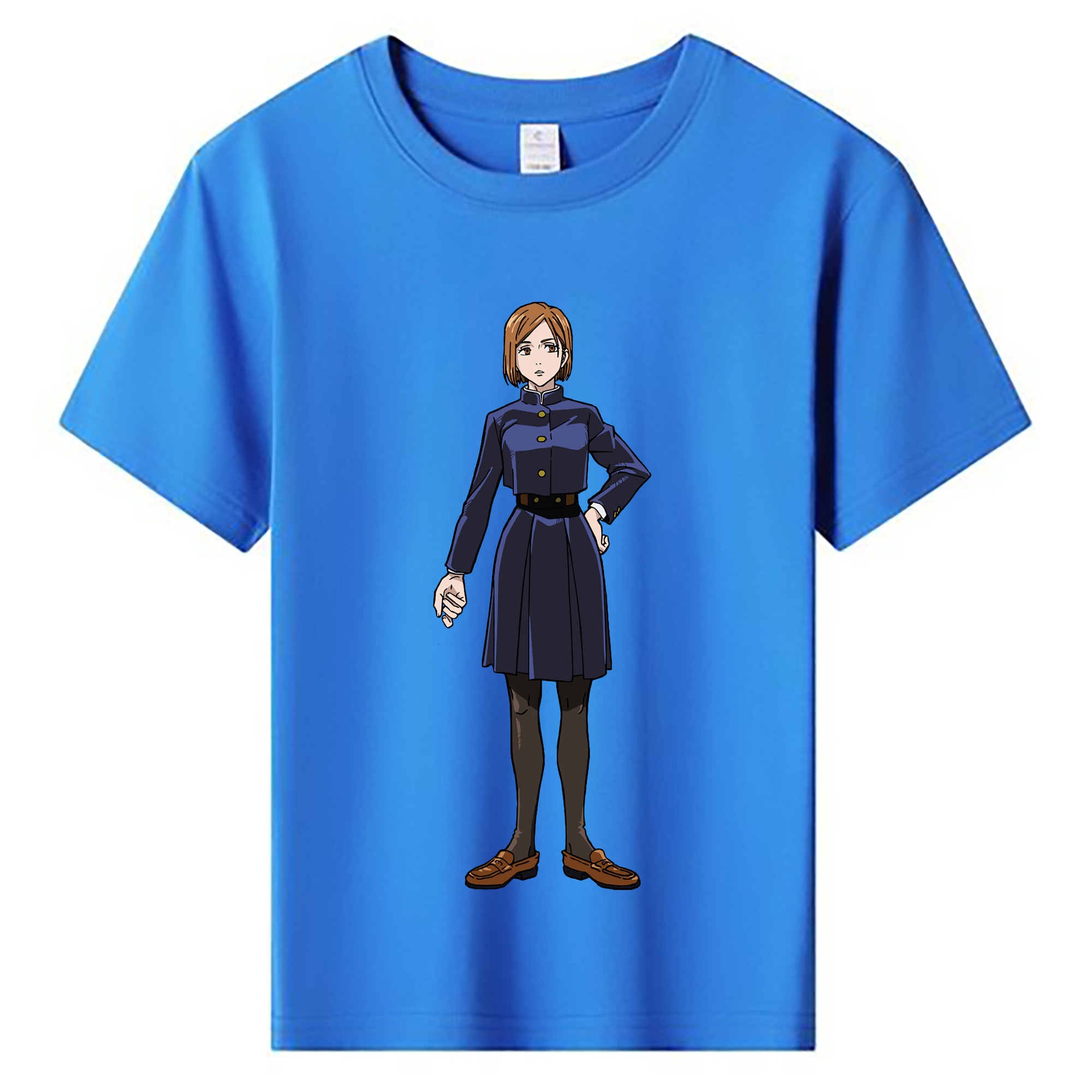 （画像用） 呪術廻戦 Jujutsu Kaisen 綿100％キッズTシャツ（フロントプリント）